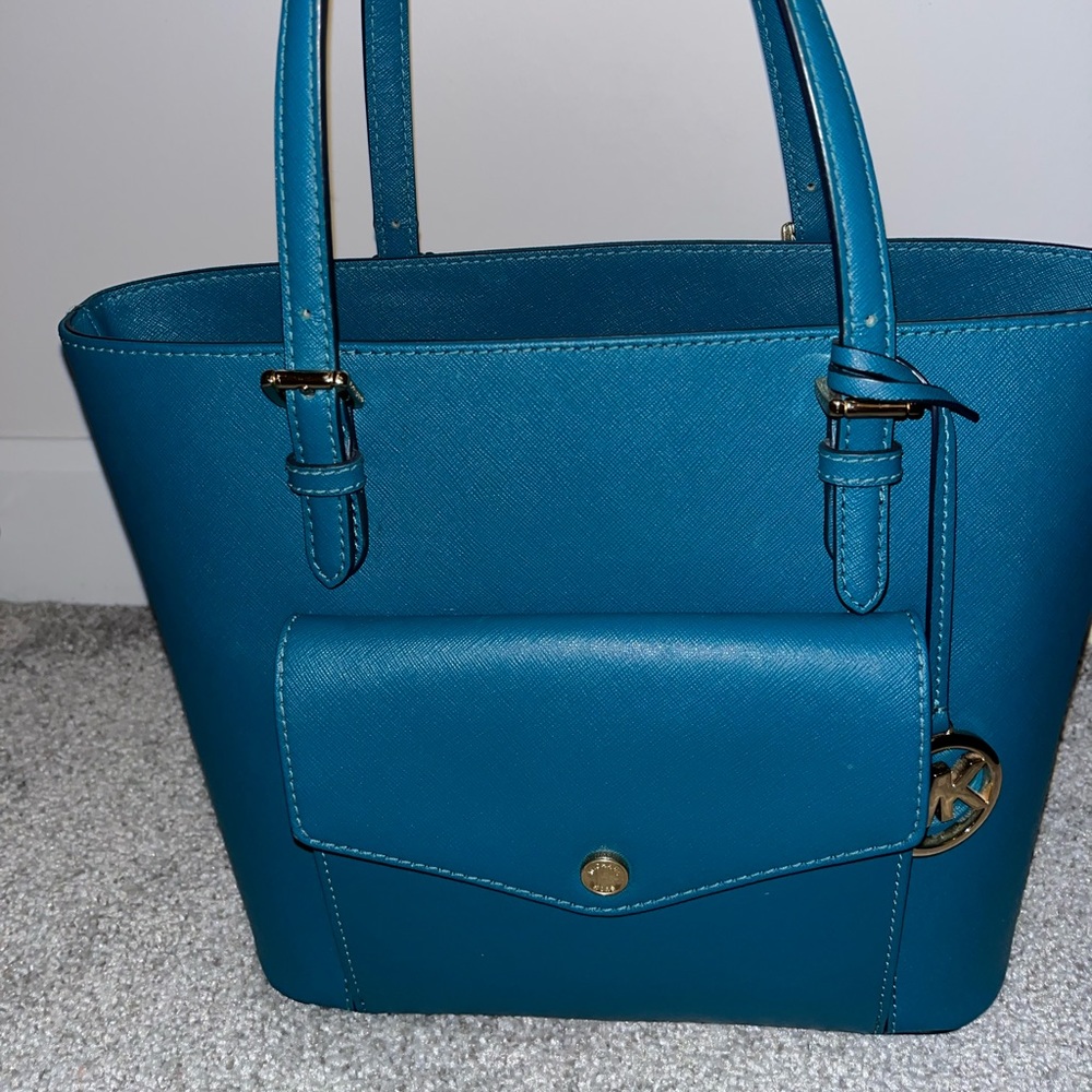 Michael Michael Kors Jet Set Travel Small Saffiano Leather Tote Bag
